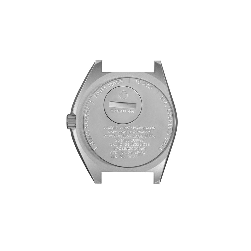 41mm Steel Navigator w/ Date (SSNAV-D) on Nylon DEFSTAN MARATHON