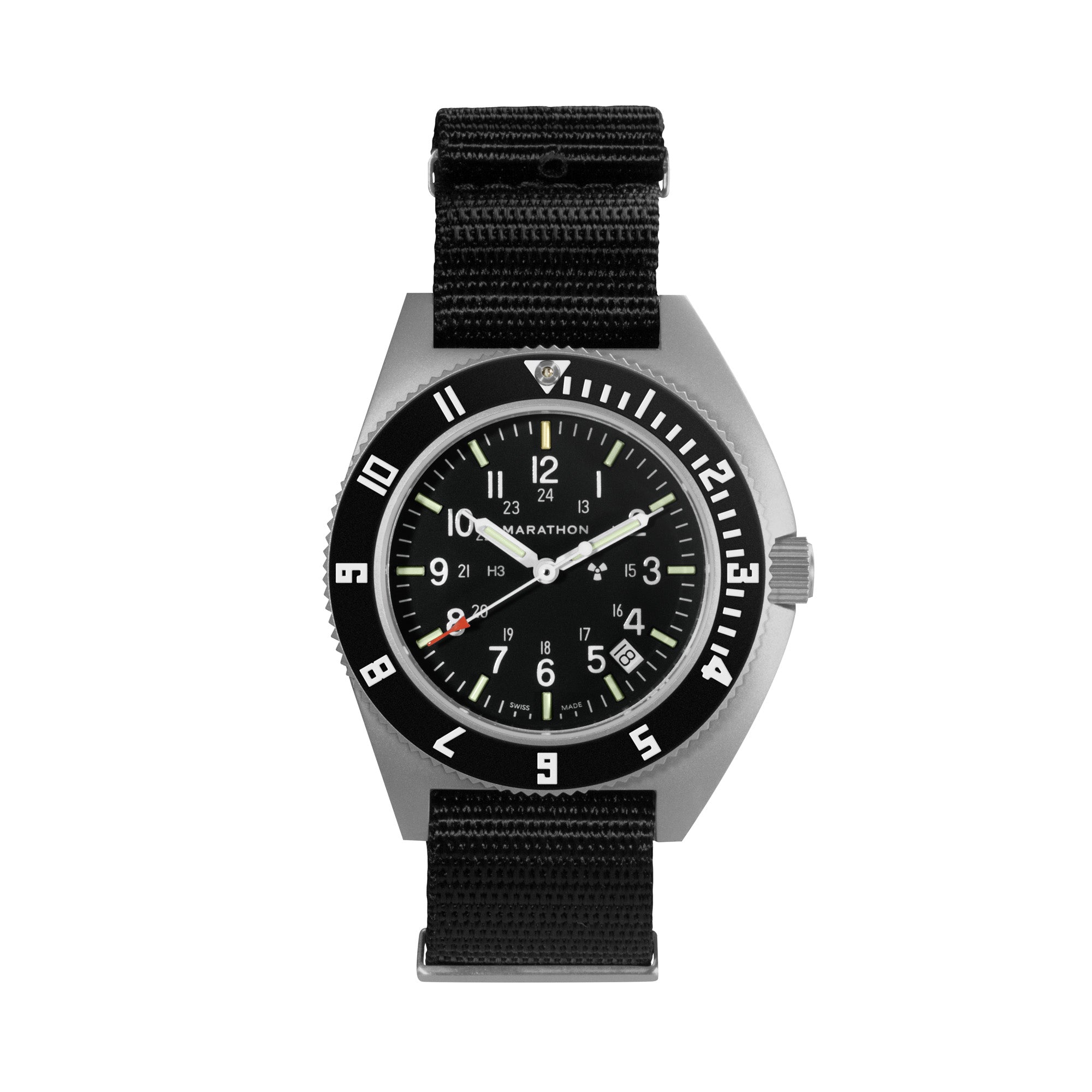 s*x様 90s archive STONE  ブラックフェード短丈 Marathon Navigator Quartz with Date Swiss Made Quartz/High Torque