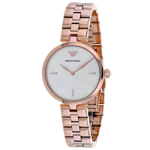 Arianna Mother-Of-Pearl Dial / Rose Gold-Tone Stainless Steel Bracelet Mother-of-Pearl Dial