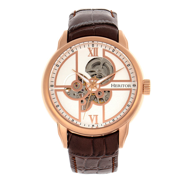 Sanford Semi-Skeleton Leather-Band