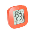Compact Alarm Clock with Temperature and Date Clock, LCD, Alarm, Mini, Orange (25/50)