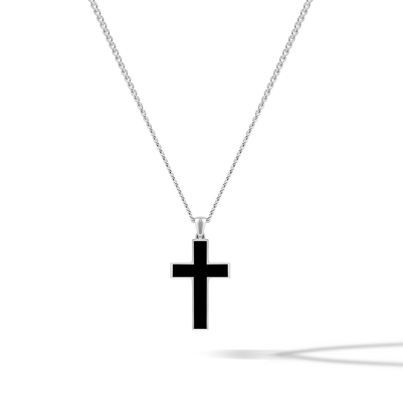 Stone Cross (Large) Black Onyx