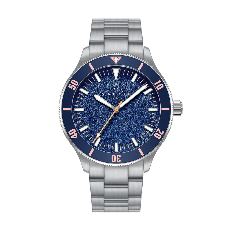 Deacon Silver/Blue | Blue Dial