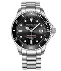 Depthmaster Black Dial/ Silver Stainless Steel Black | Black Dial