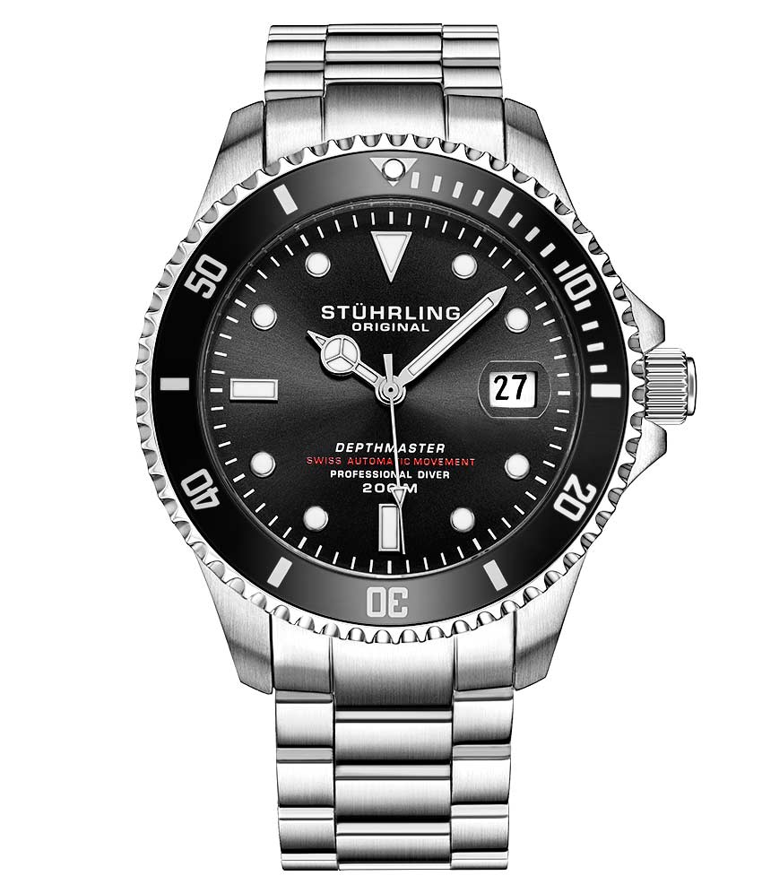 Depthmaster Black Dial/ Silver Stainless Steel Black | Black Dial