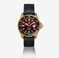 Deep Bay Burgundy-Black Burgundy Dial