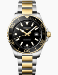 Hydroconquest Black / Two-Tone Black Dial