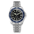 Diver 200M Automatic Bracelet Diving Watch - Blue | Black Dial