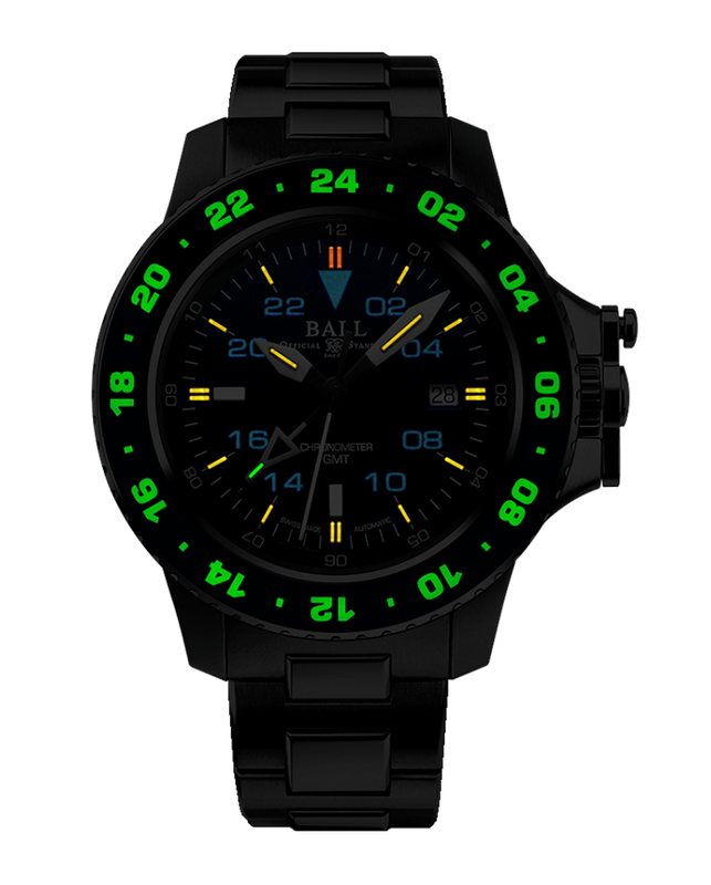 Engineer Hydrocarbon AeroGMT II Blue | Black Dial