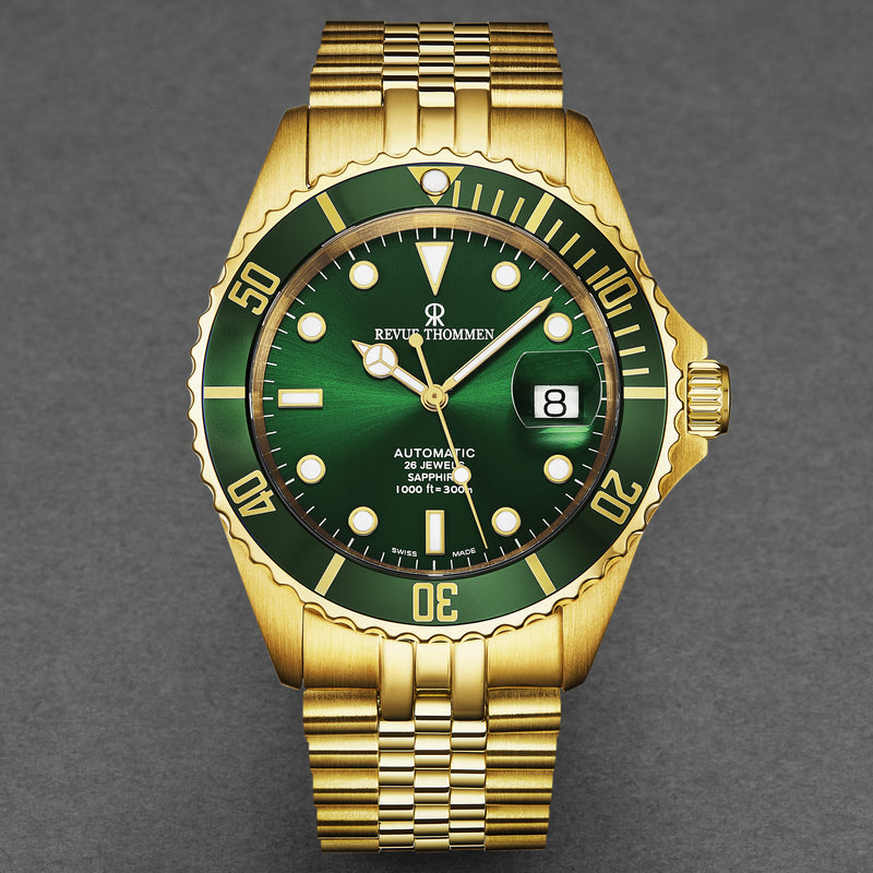 Diver 17571.2214 / Green | Green Dial