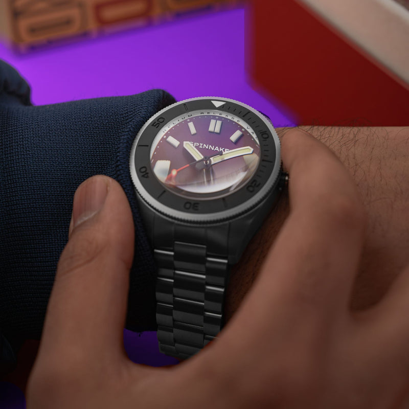 Piccard Automatic Purple/Stainless Steel | Purple Dial