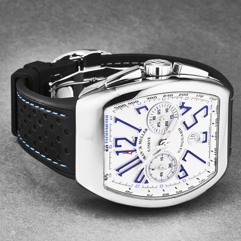 Vanguard 45CCWHTBLU-1 / White | White Dial