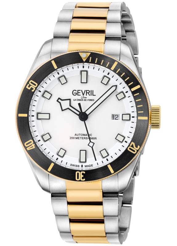 Yorkville-Diver Gevril Swiss Made Sellita SW200 “Luminous Dial” Diver Watch