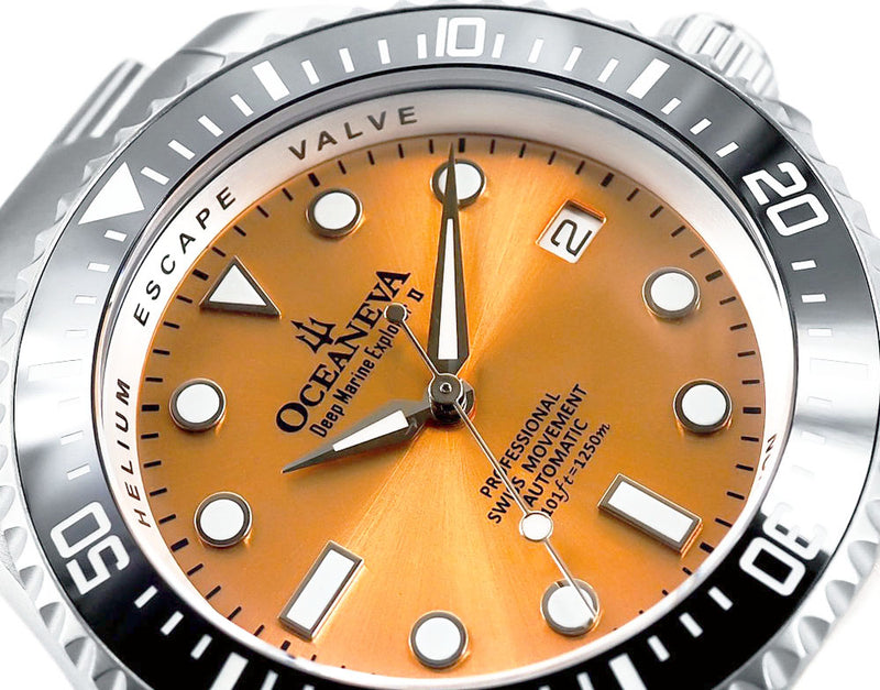 Titanium Deep Marine Explorer II Black/Copper Bezel | Copper Dial