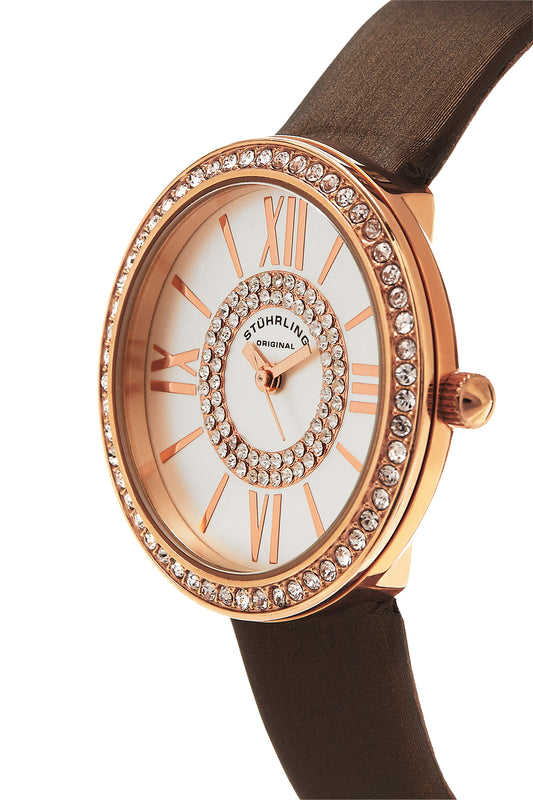 Vogue Brown Leather | Silver Dial