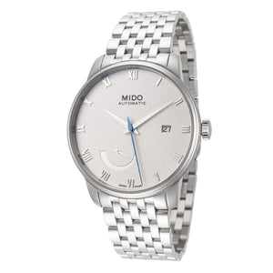 Baroncelli 40mm / White / Silver | White Dial