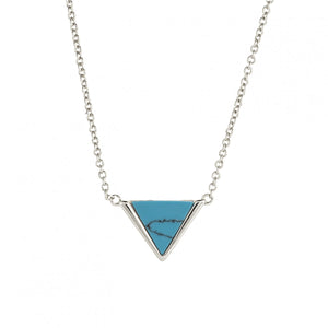 Lupine Pendant Necklace 18k White Gold