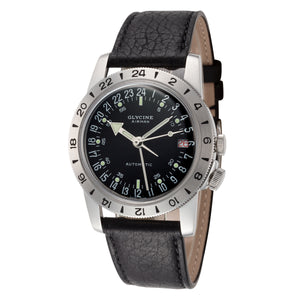 Airman No. 1 GMT 36mm / Black / Black Black Dial