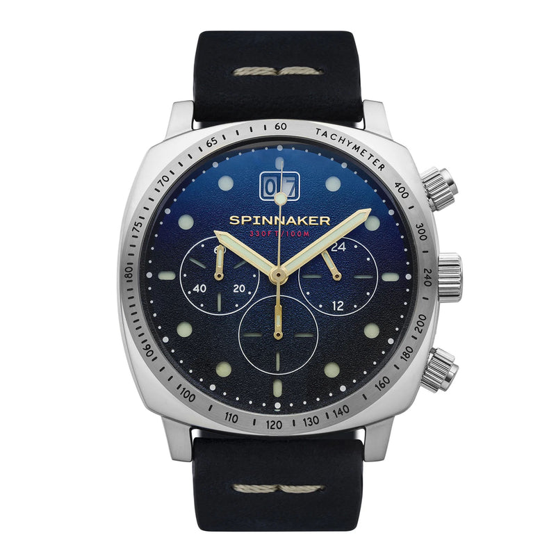 Hull Chronograph Blue / Leather | Blue Dial