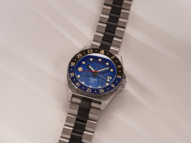 Fury GMT Denim Demon | Yellow Dial