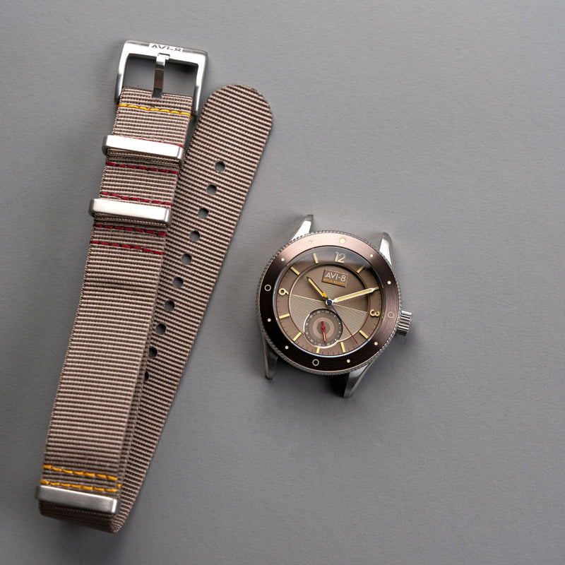 Airmaster Sector Meca-Quartz Grey / Nylon | Grey Dial