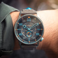 Hawker Typhoon Baldwin Automatic Grey / Gray Leather | Grey Dial