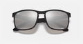 RB4264 CHROMANCE MENS / TECH-CHROMANCE / MATTE BLK - GREY MIRROR SILVER