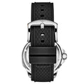 Edwardian Automatic 44mm Skeleton Black/Silver | Silver Dial