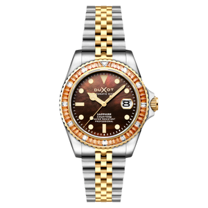 Atlantica 40 Rainbow Automatic Brown / Stainless Steel | Brown Dial
