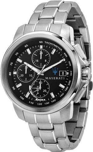 SUCCESSO Black / Stainless Steel Black Dial