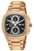 Potente - Chronograph Swiss Automatic Chronograph, IPRG Case, Black Dial, IPRG Bracelet | Black Dial