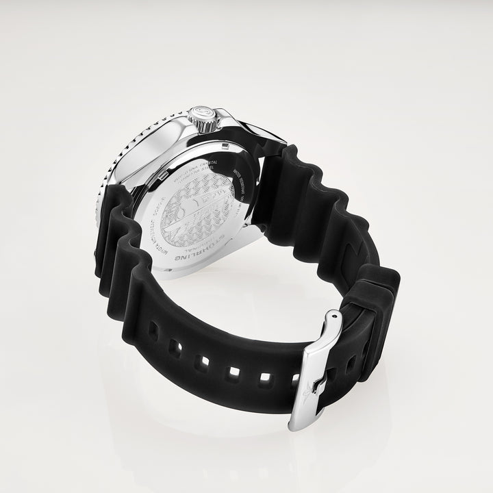 Aquadiver 3950r Black/Rubber | Black Dial
