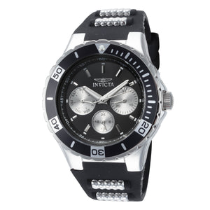 Aviator 38mm / Black / Black and Silver | Black Dial