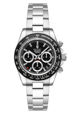 Accelero Chronograph Black/Stainless Steel | Black Dial