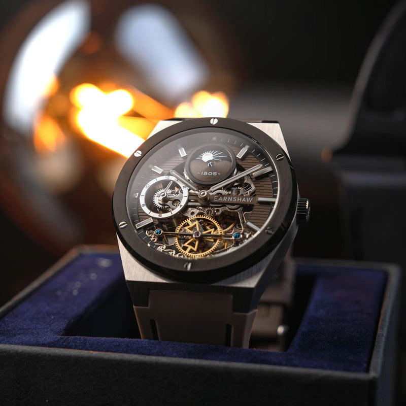 Drake Dual Time Automatic Khaki / Khaki Silicone | Khaki Dial