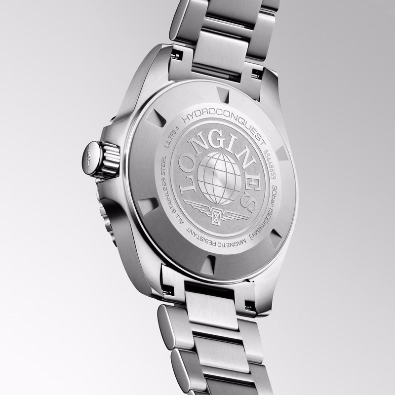 HYDROCONQUEST GMT Green / Stainless Steel | Green Dial