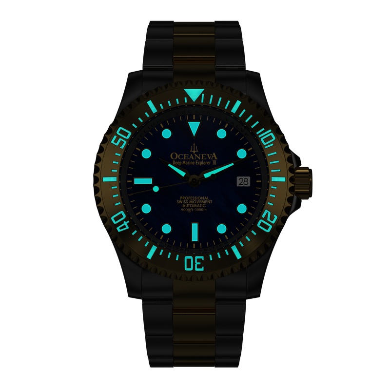 Two-Tone Deep Marine Explorer III – Blue Dial