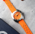 Amalfi Automatic Orange / Orange Silicone | Orange Dial