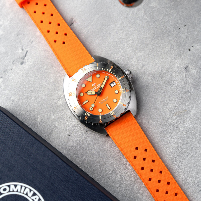 Amalfi Automatic Orange / Orange Silicone | Orange Dial