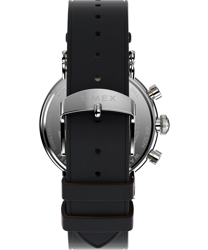 WATERBURY Black / Leather | Black Dial
