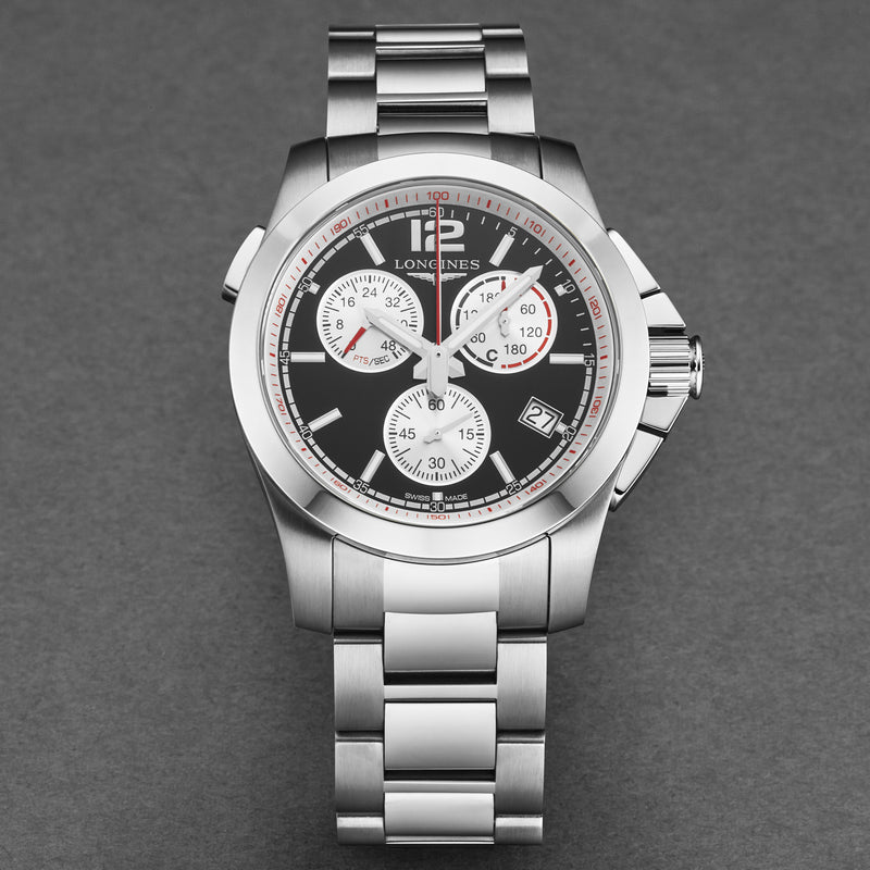 Conquest L37014566 / Black | Black Dial