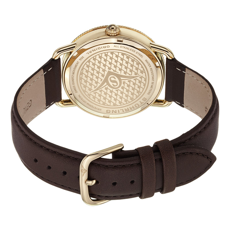 Symphony Brown/Leather/Silver Dial/Gold Case 207.03 | Silver Dial