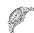 Madison Swiss Automatic Dress Watch, Silver Case, White Dial  steel | Silver Dial