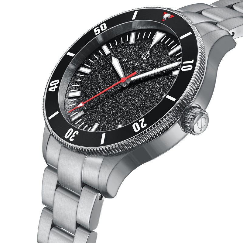 Deacon Silver/Black | Black Dial