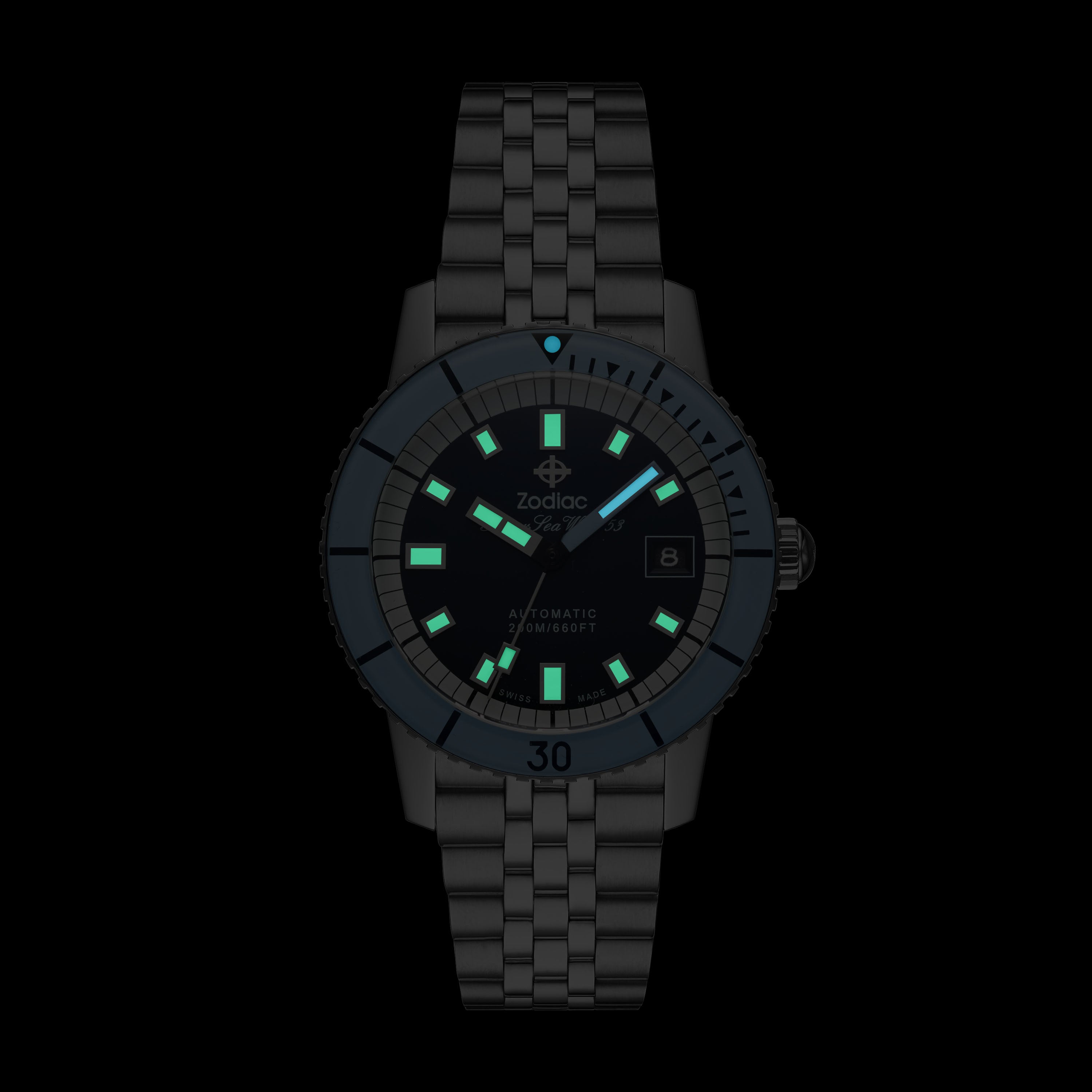 Super Sea Wolf Blue Dial/Sky Blue Top Ring | Blue Dial – Watch Gang