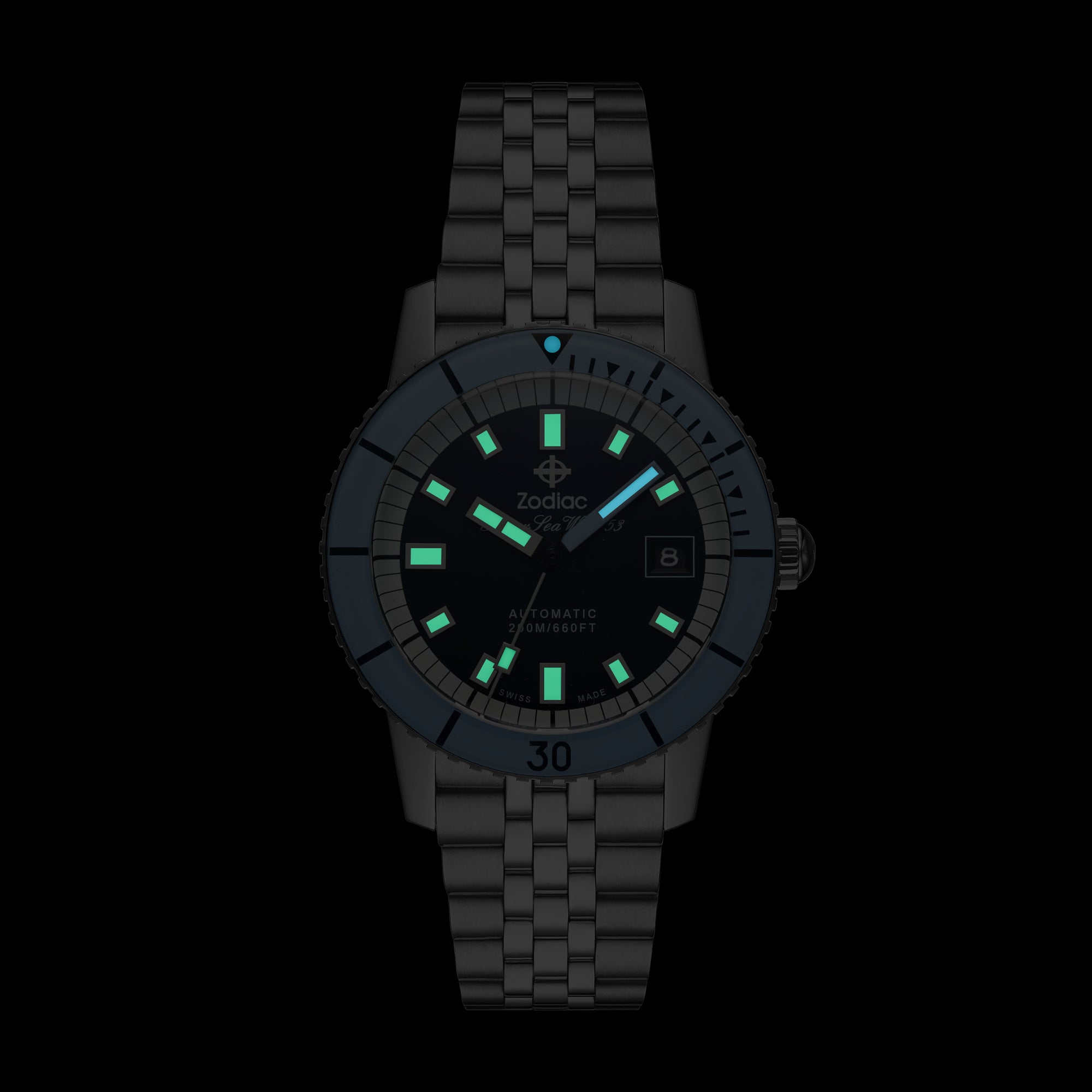 Super Sea Wolf Blue Dial/Sky Blue Top Ring | Blue Dial