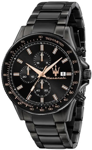 SFIDA Black / Stainless Steel Black Dial