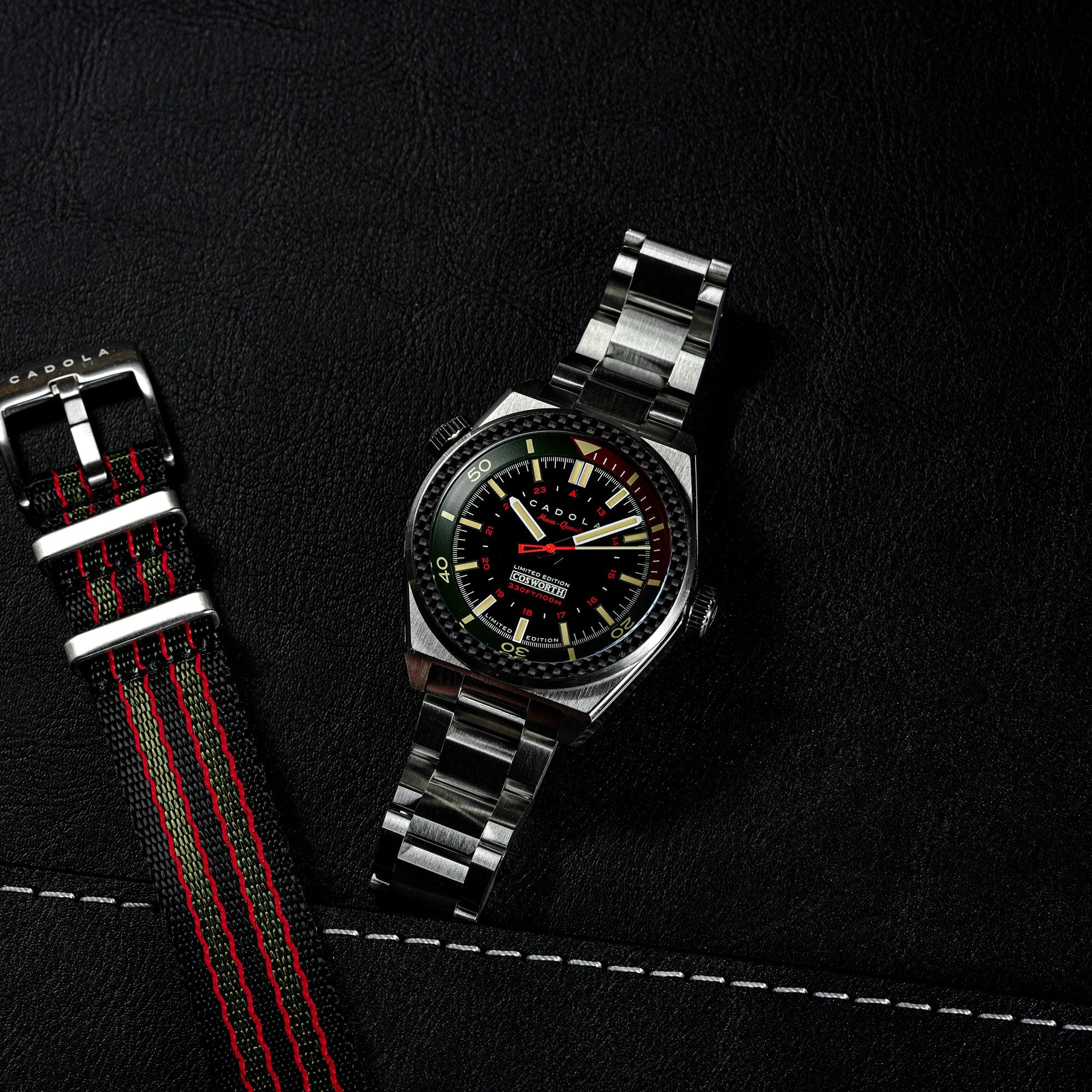 COSWORTH COSTIN MECA-QUARTZ LIMITED EDITION BLACK / STAINLESS STEEL Black Dial