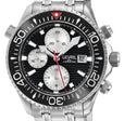 Hudson Yards Chronograph SW500 Chronograph , helium valve Diver Black | Black Dial