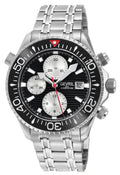 Hudson Yards Chronograph SW500 Chronograph , helium valve Diver Black | Black Dial